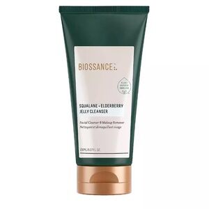 Biossance Squalane + Elderberry Jelly Cleanser. 5.07 Removes Makeup
